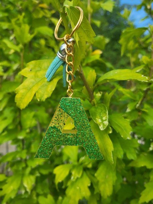 Porte clé vert